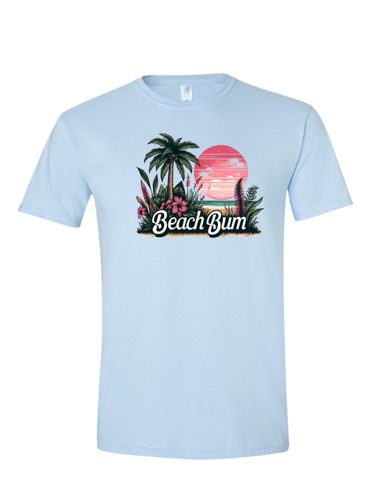 ENJOY LIFE T-SHIRT 100% PRESHRUNK COTTON- ENJOY LIFE. BEACH BUM.