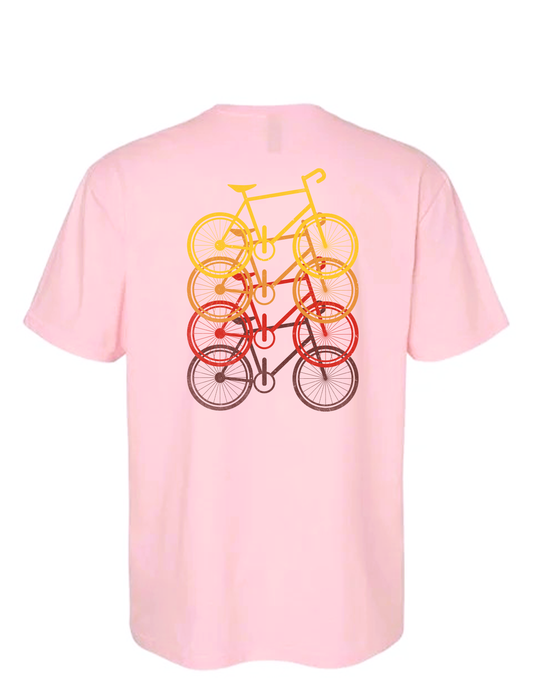 ENJOY LIFE T-SHIRT 100% PRESHRUNK COTTON- BICYCLE SHIRT.