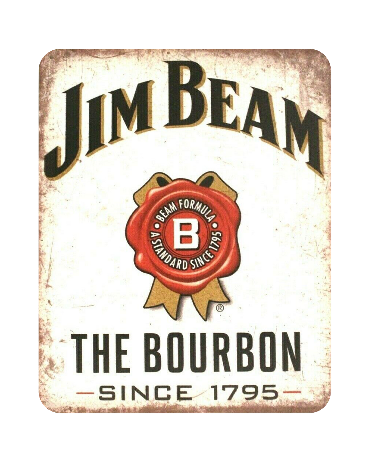 Man Cave - Garage - Bar, SIGNS. JIM BEAM. THE BOURBON since 1795.