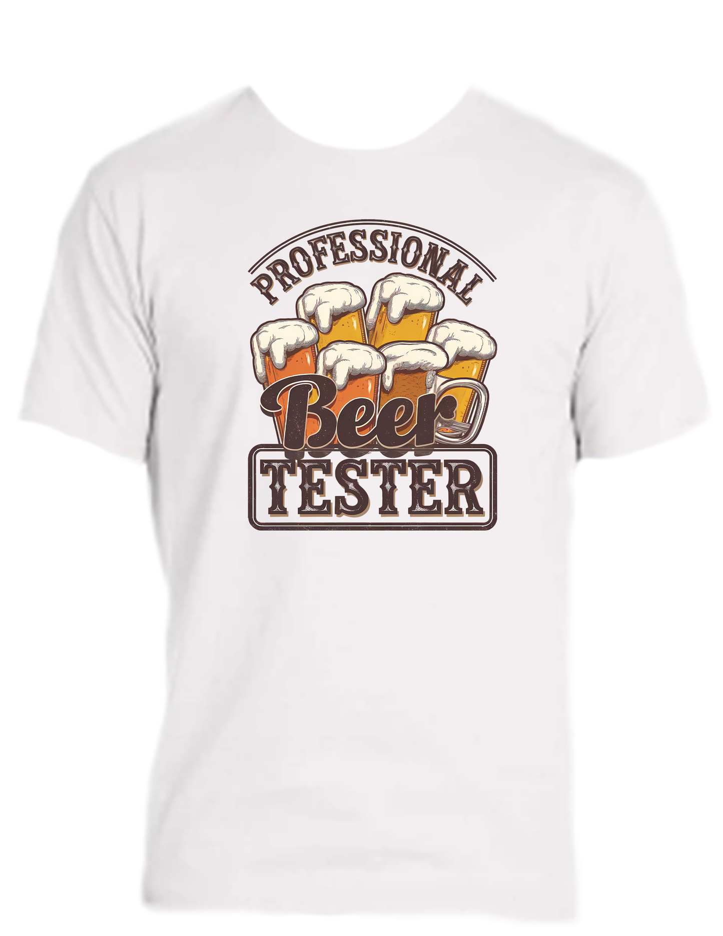 ENJOY LIFE T-SHIRT 100% PRESHRUNK COTTON - PROFESSIONAL BEER TESTER