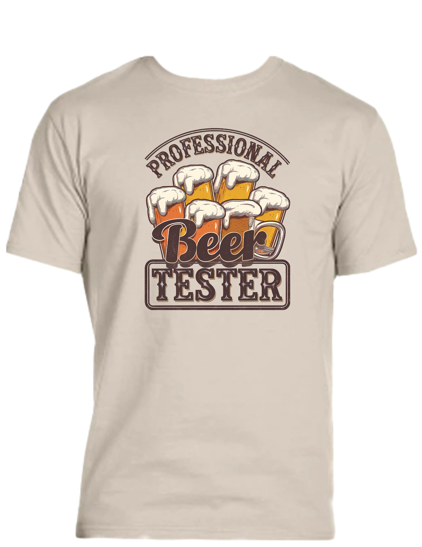 ENJOY LIFE T-SHIRT 100% PRESHRUNK COTTON - PROFESSIONAL BEER TESTER