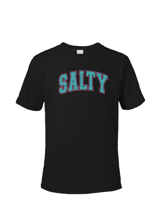 Short sleeve T-shirt UNISEX - 50%COTTON 50% POLYESTER. Enjoy Life. SALTY.