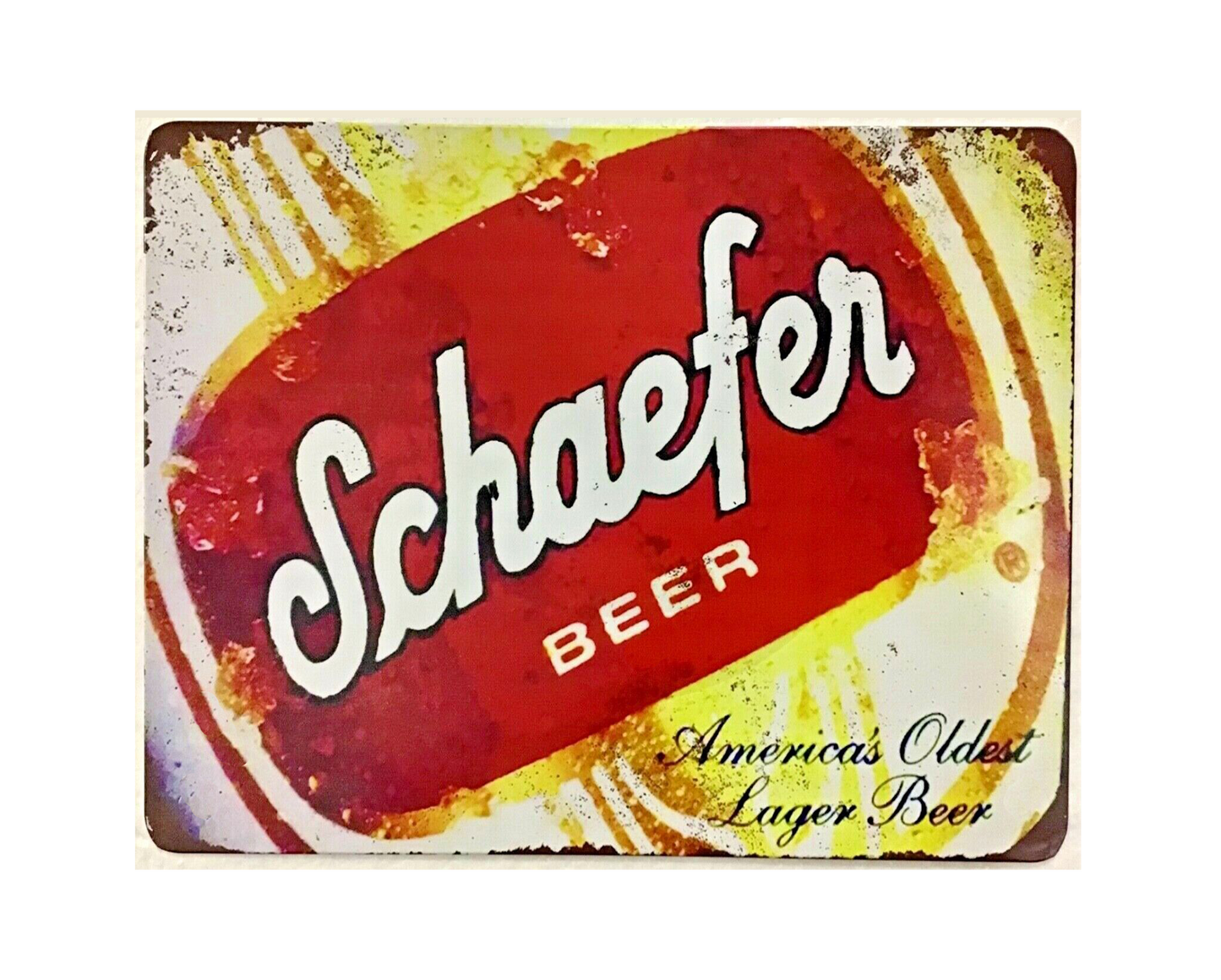 Man Cave - Garage - Bar, SIGNS. SCHAEFER BEER.