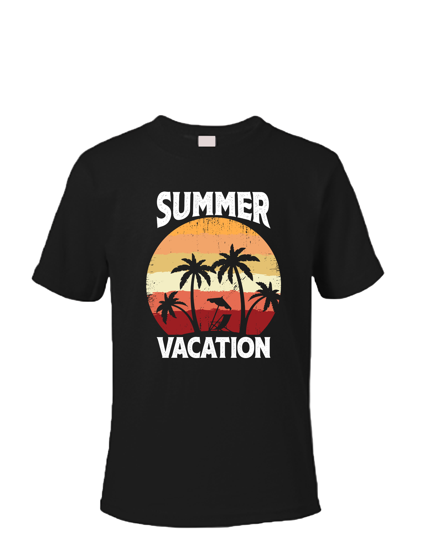 Short sleeve T-shirt UNISEX - 50%COTTON 50% POLYESTER. Enjoy Life. SUMMER VACATION.