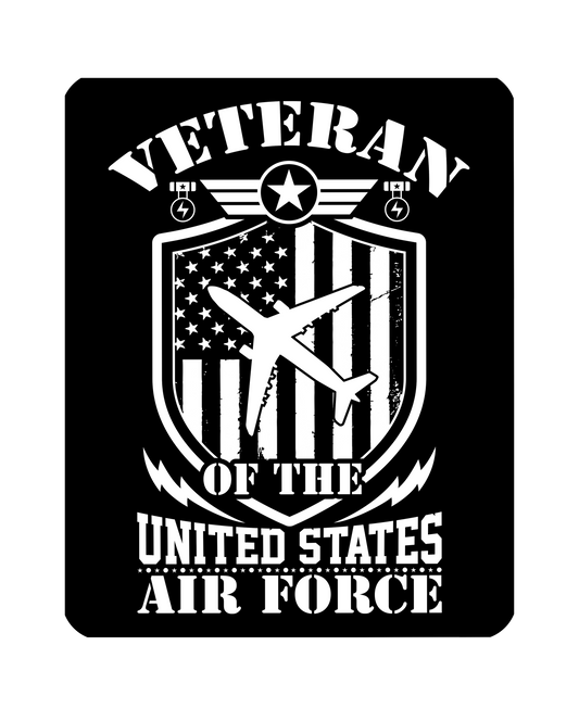 Man Cave - Garage - Bar, SIGNS. VETERAN OF THE UNITED STATES AIR FORCE.