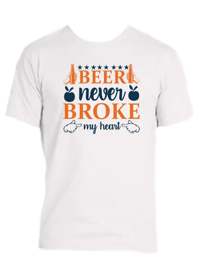 Enjoy Life T-shirt 100% Preshrunk Cotton- a Beer Never