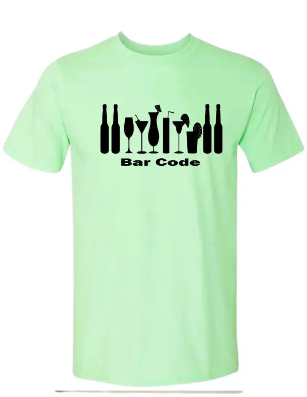 Enjoy Life T-shirt 100% Preshrunk Cotton - Bar Code Playful