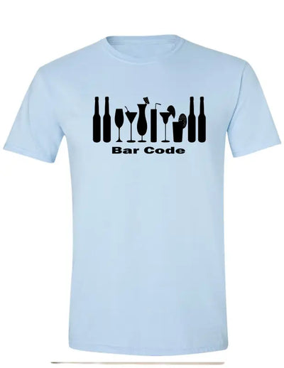 Enjoy Life T-shirt 100% Preshrunk Cotton - Bar Code Playful
