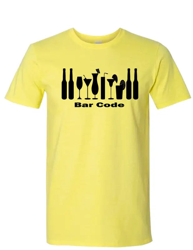Enjoy Life T-shirt 100% Preshrunk Cotton - Bar Code Playful