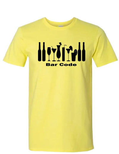Enjoy Life T-shirt 100% Preshrunk Cotton - Bar Code Playful