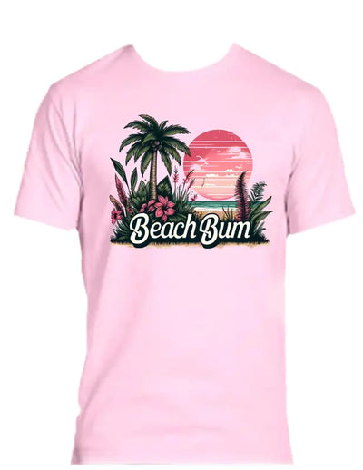 Enjoy Life T-shirt 100% Preshrunk Cotton- Beach Bum.