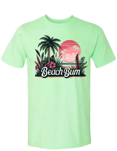 Enjoy Life T-shirt 100% Preshrunk Cotton- Beach Bum.