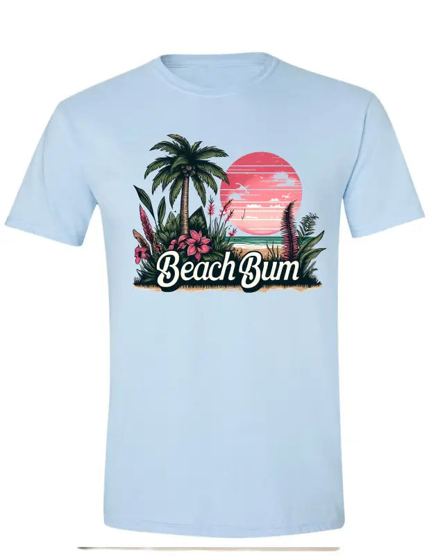 Enjoy Life T-shirt 100% Preshrunk Cotton- Beach Bum.