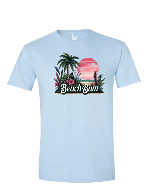 Enjoy Life T-shirt 100% Preshrunk Cotton- Beach Bum.