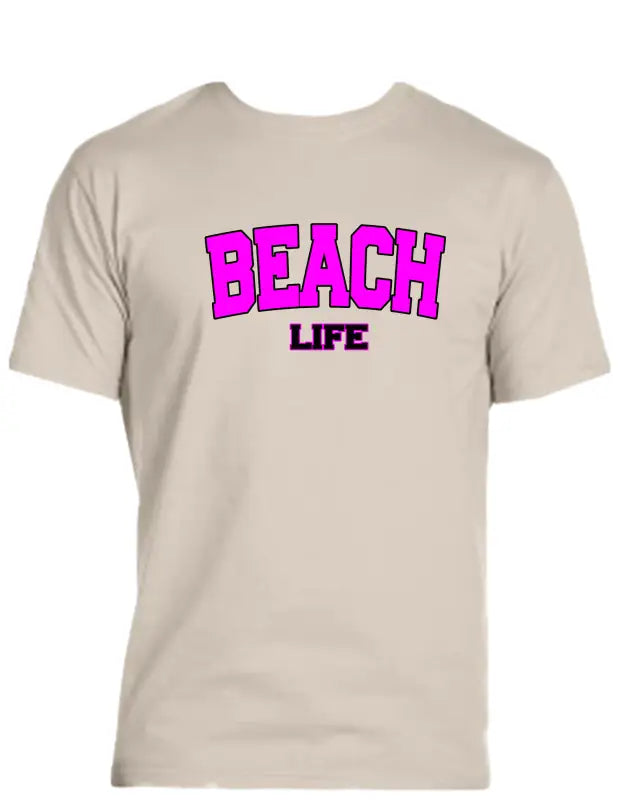 Enjoy Life T-shirt 100% Preshrunk Cotton - Beach Life.