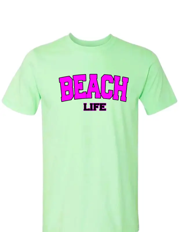 Enjoy Life T-shirt 100% Preshrunk Cotton - Beach Life.