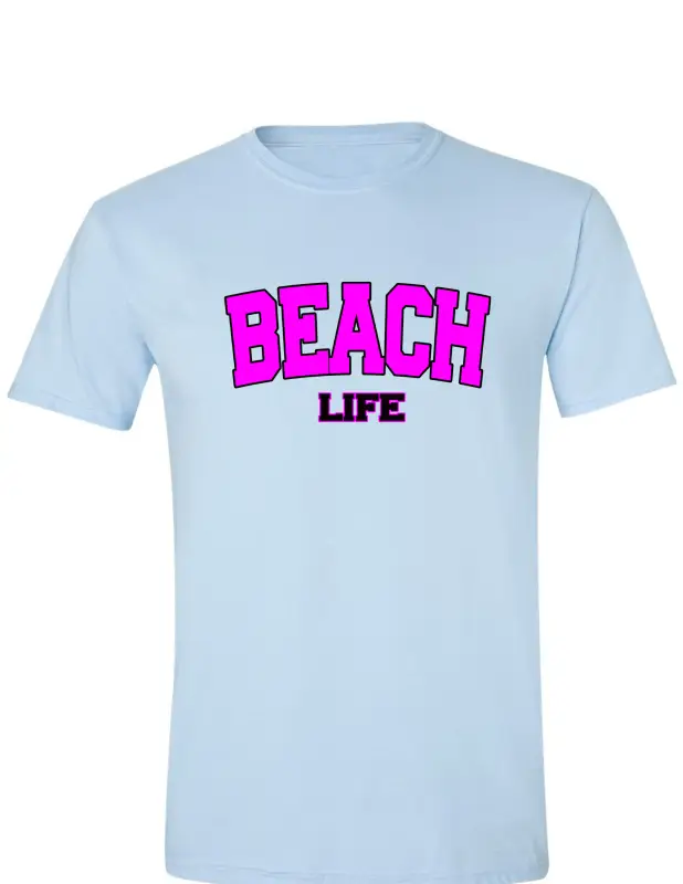 Enjoy Life T-shirt 100% Preshrunk Cotton - Beach Life.