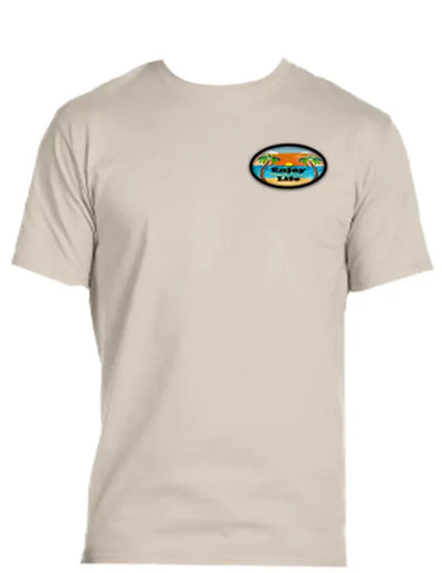 Enjoy Life T-shirt 100% Preshrunk Cotton- Beach Setting.