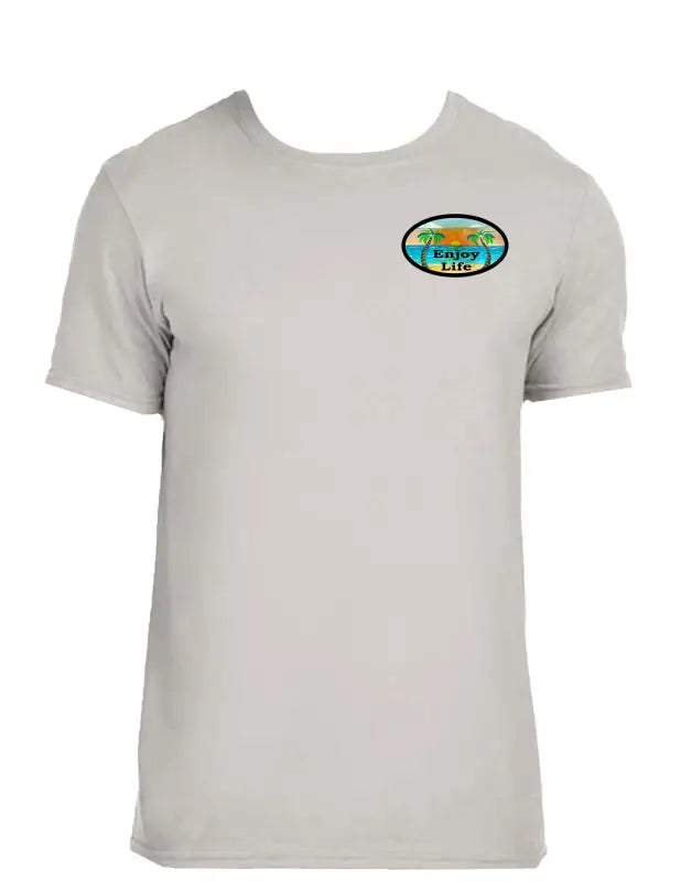 Enjoy Life T-shirt 100% Preshrunk Cotton- Bicycle Shirt.