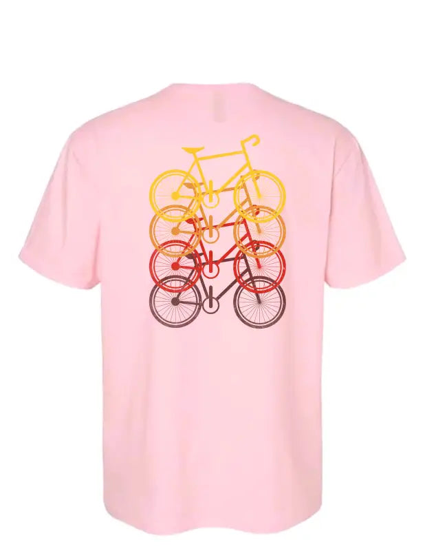 Enjoy Life T-shirt 100% Preshrunk Cotton- Bicycle Shirt.