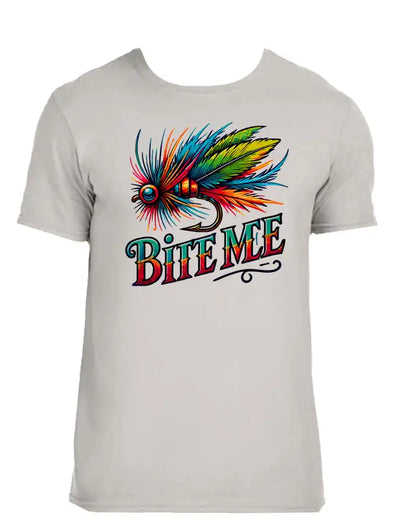 Enjoy Life T-shirt 100% Preshrunk Cotton - Bite me Fishing