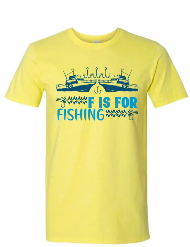 Enjoy Life T-shirt 100% Preshrunk Cotton - Fishing Playful