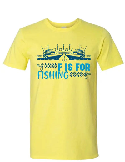 Enjoy Life T-shirt 100% Preshrunk Cotton - Fishing Playful