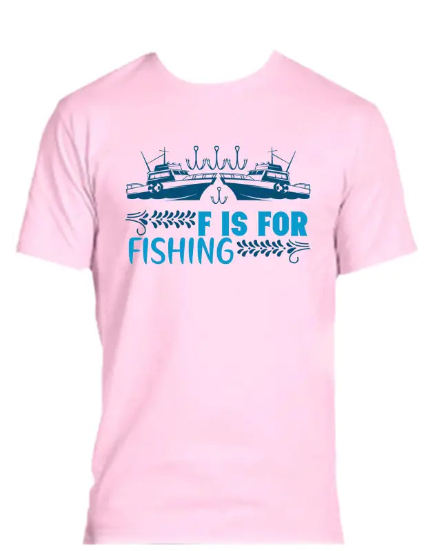 Enjoy Life T-shirt 100% Preshrunk Cotton - Fishing Playful