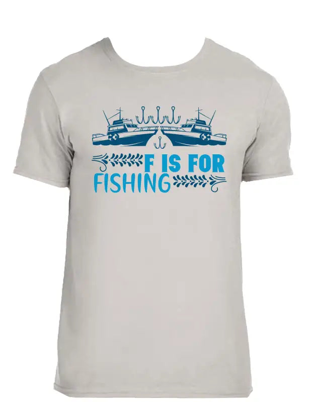 Enjoy Life T-shirt 100% Preshrunk Cotton - Fishing Playful