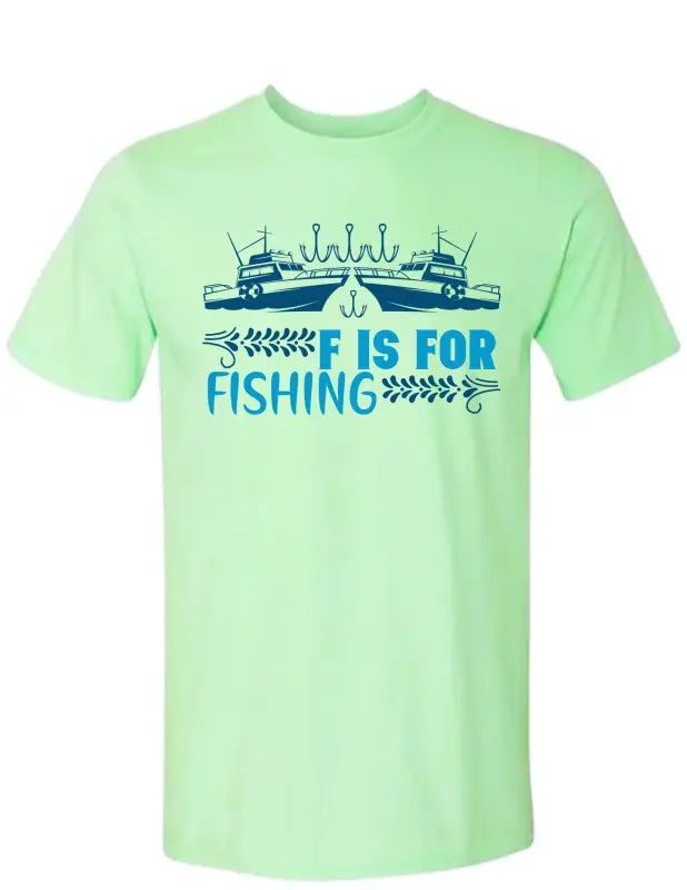 Enjoy Life T-shirt 100% Preshrunk Cotton - Fishing Playful