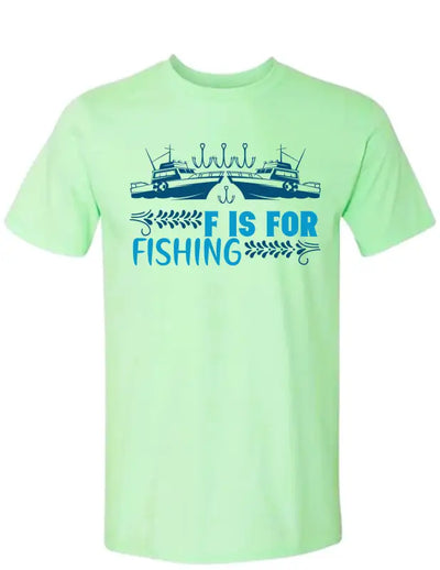 Enjoy Life T-shirt 100% Preshrunk Cotton - Fishing Playful