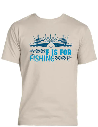 Enjoy Life T-shirt 100% Preshrunk Cotton - Fishing Playful