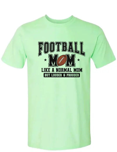 Enjoy Life T-shirt 100% Preshrunk Cotton - Football Mom