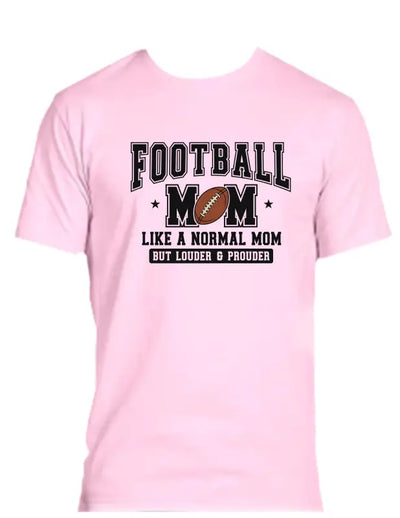 Enjoy Life T-shirt 100% Preshrunk Cotton - Football Mom