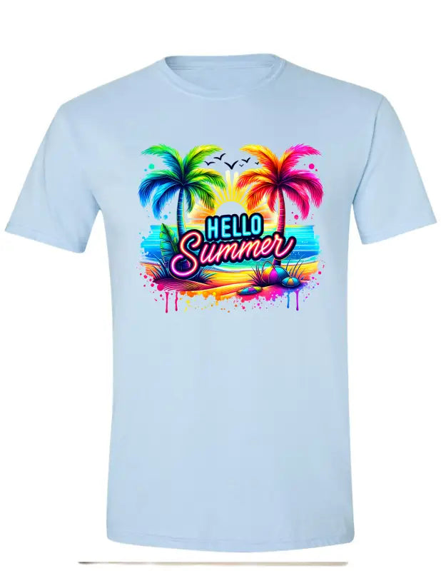 Enjoy Life T-shirt 100% Preshrunk Cotton - Hello Summer