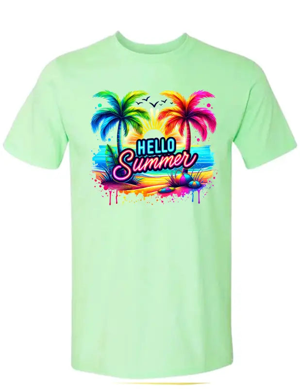 Enjoy Life T-shirt 100% Preshrunk Cotton - Hello Summer