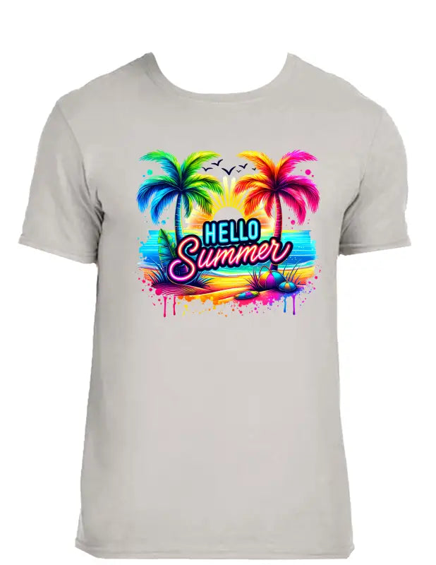 Enjoy Life T-shirt 100% Preshrunk Cotton - Hello Summer