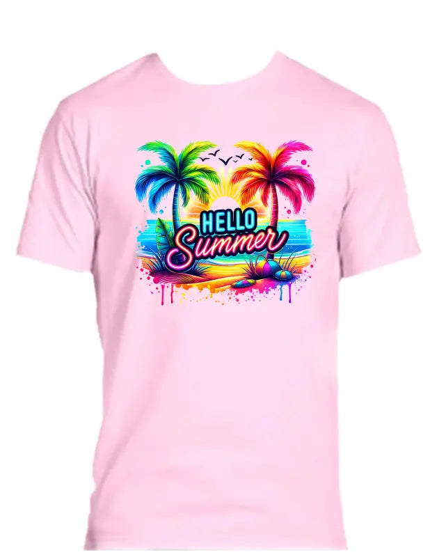 Enjoy Life T-shirt 100% Preshrunk Cotton - Hello Summer