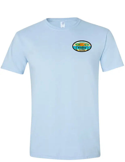 Enjoy Life T-shirt 100% Preshrunk Cotton- Life. Carribean