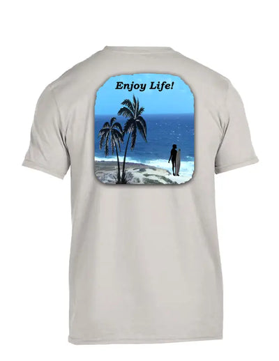 Enjoy Life T-shirt 100% Preshrunk Cotton- Life. Carribean