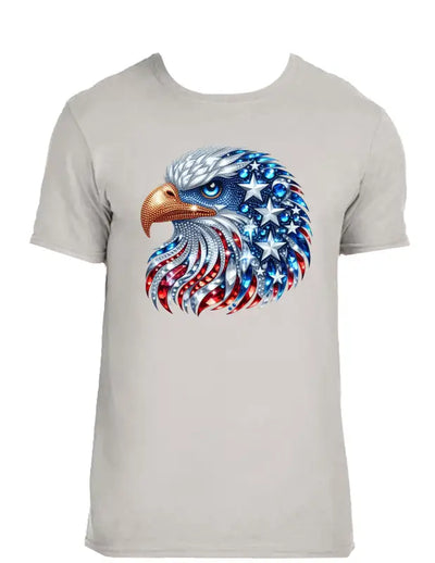 Enjoy Life T-shirt 100% Preshrunk Cotton - Patriotic Eagle