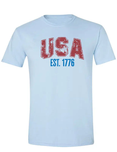 Enjoy Life T-shirt 100% Preshrunk Cotton - Usa 1776 - Enjoy