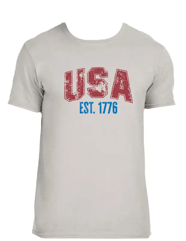 Enjoy Life T-shirt 100% Preshrunk Cotton - Usa 1776 - Enjoy