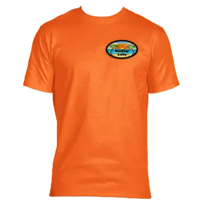 Enjoy Life T-shirt 50/50 Cot/poly - Caribbean Scene - 50%