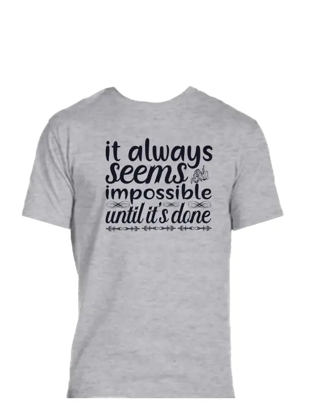 Enjoy Life T-shirt 50/50 Cot/poly-it Always Seems