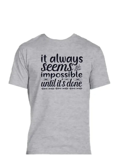 Enjoy Life T-shirt 50/50 Cot/poly-it Always Seems