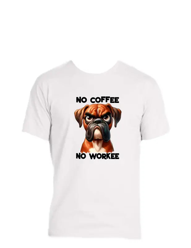 Enjoy Life T-shirt 50/50 Cot/poly-no Coffee no Workee - 50%