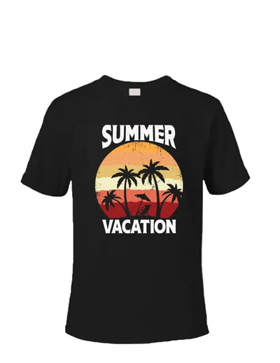 Enjoy Life T-shirt 50/50 Cot/ Poly - Summer Vacation. - 50%