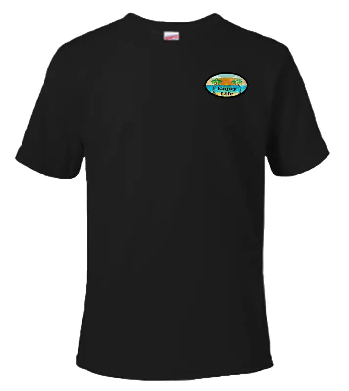 Enjoy Life T-shirt 50/50 Cot/poly-surf Sun and Sand - 50%