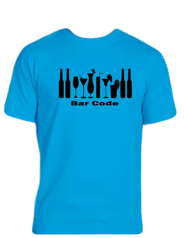 Enjoy Life T-shirt 50% Cotton Polyester - Bar Code T-shirt